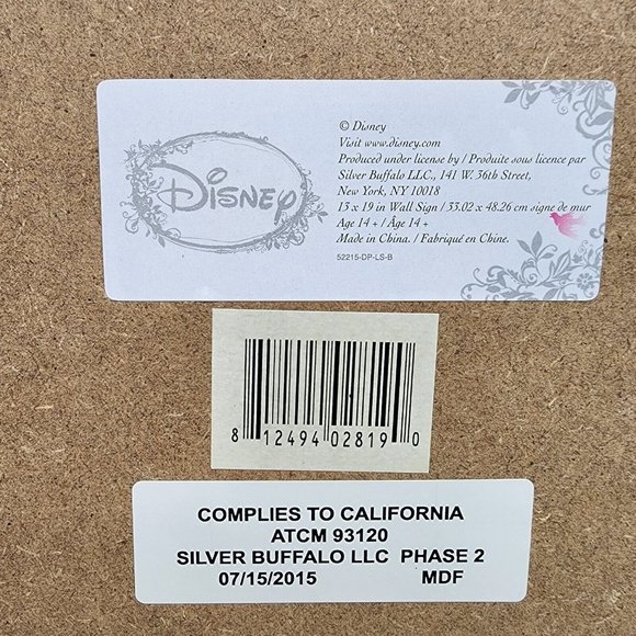 Disney Wall Decor Disneys The Little Mermaid Wooden Picture Hanging